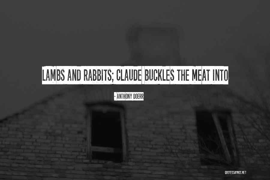 Buckles Quotes By Anthony Doerr Buckles Quotes By Anthony Doerr