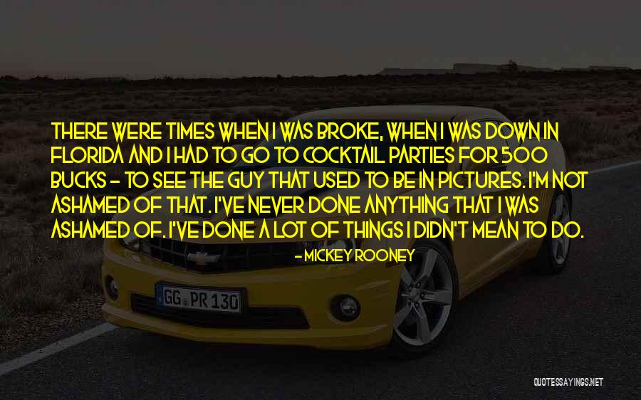 Bucks Party Quotes By Mickey Rooney Bucks Party Quotes By Mickey Rooney