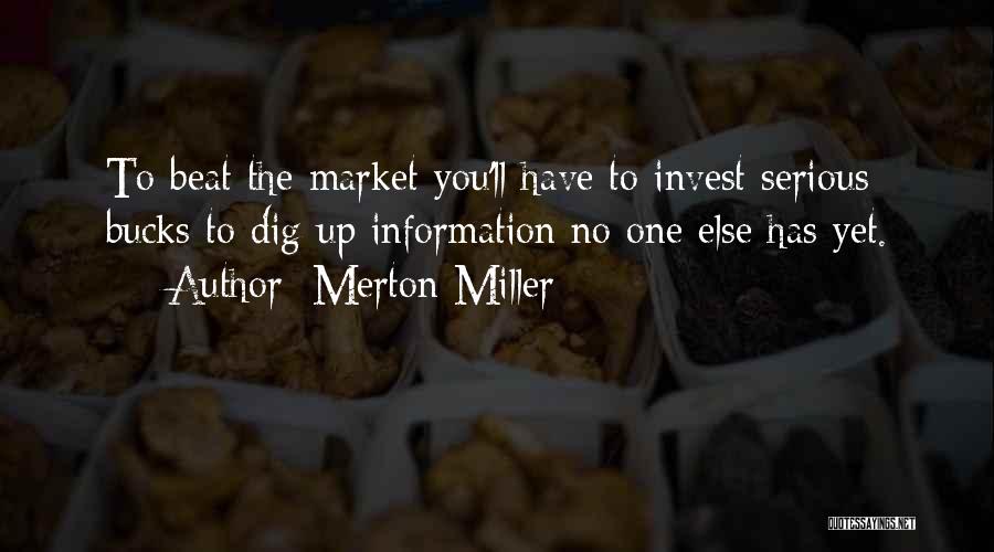 Bucks Quotes By Merton Miller