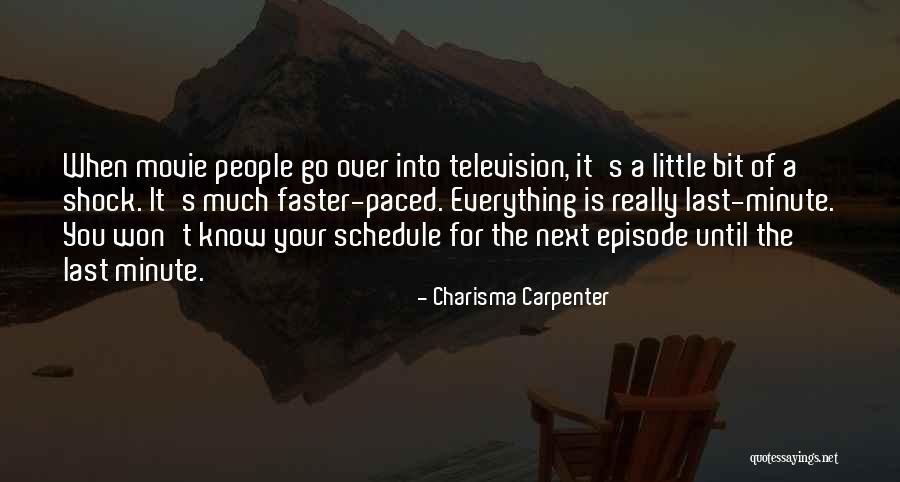 Buckson Theresa Quotes By Charisma Carpenter Buckson Theresa Quotes By Charisma Carpenter