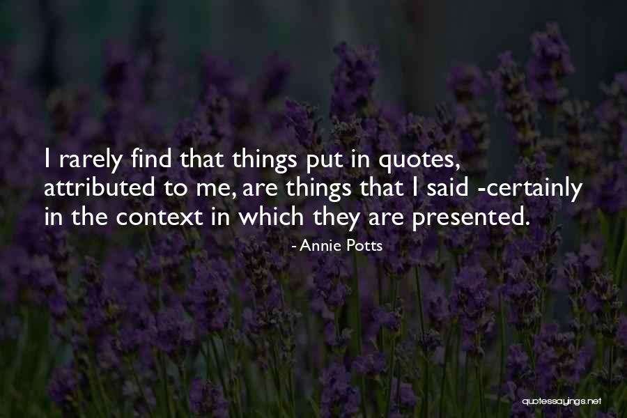 Buckstein Brewing Quotes By Annie Potts Buckstein Brewing Quotes By Annie Potts