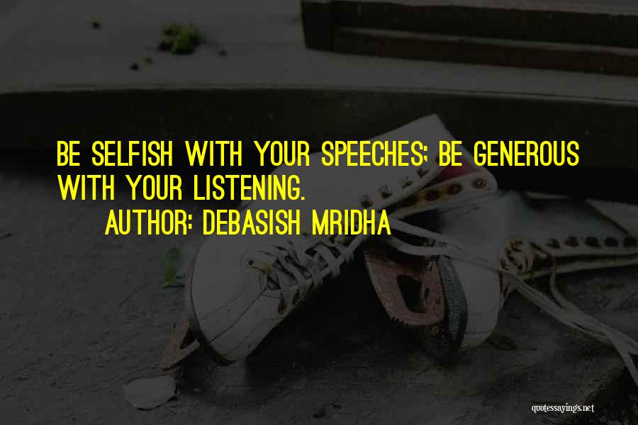 Buddha Generous Quotes By Debasish Mridha