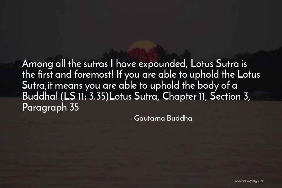 Buddha Lotus Sutra Quotes By Gautama Buddha Buddha Lotus Sutra Quotes By Gautama Buddha
