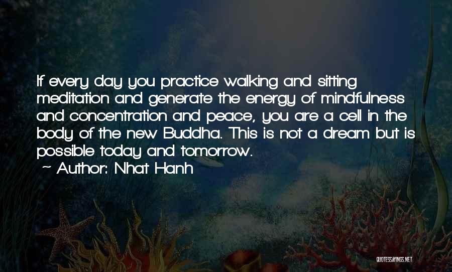 Buddha Peace Quotes By Nhat Hanh
