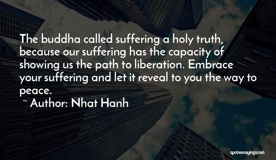 Buddha Peace Quotes By Nhat Hanh