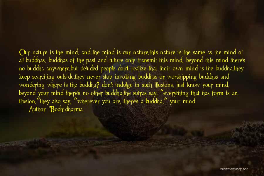 Buddha Sutras Quotes By Bodhidharma