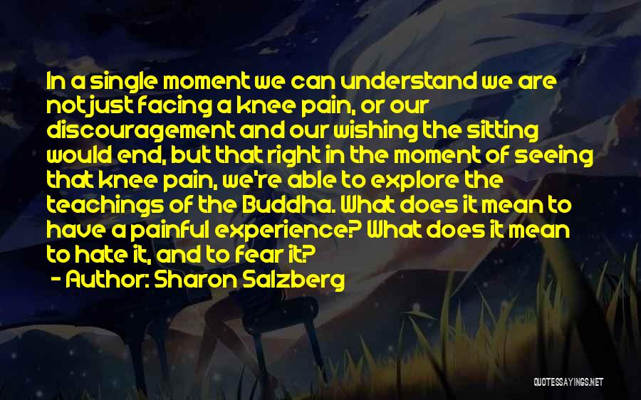 Buddha Teachings Quotes By Sharon Salzberg
