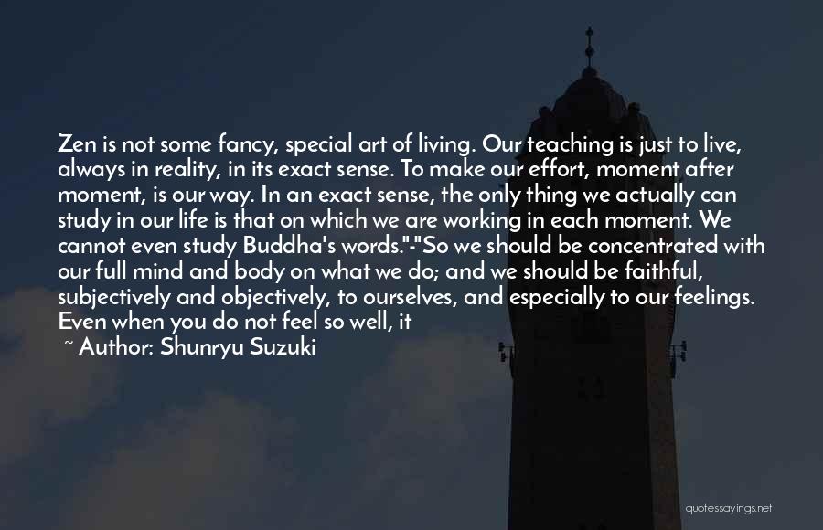 Buddha's Teaching Quotes By Shunryu Suzuki