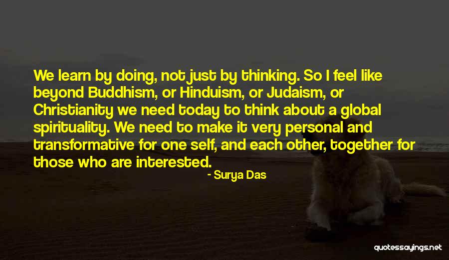 Buddhism And Hinduism Quotes By Surya Das