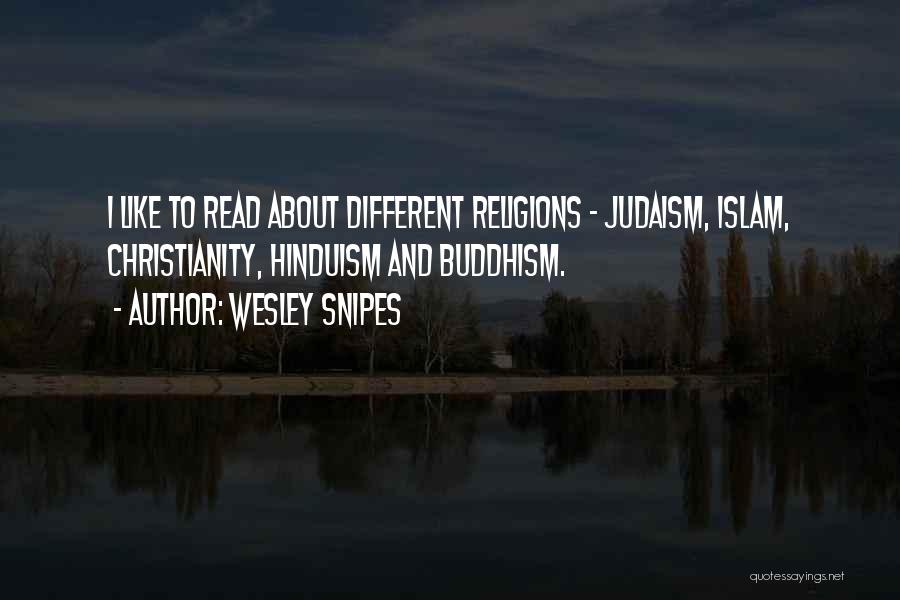 Buddhism And Hinduism Quotes By Wesley Snipes