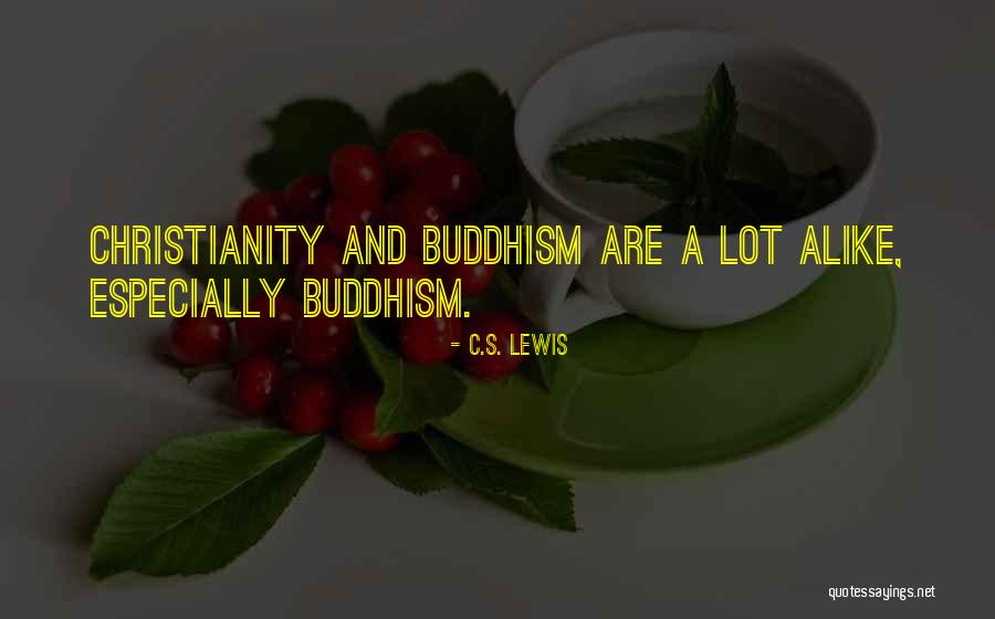 Buddhism Christianity Quotes By C.S. Lewis Buddhism Christianity Quotes By C.S. Lewis