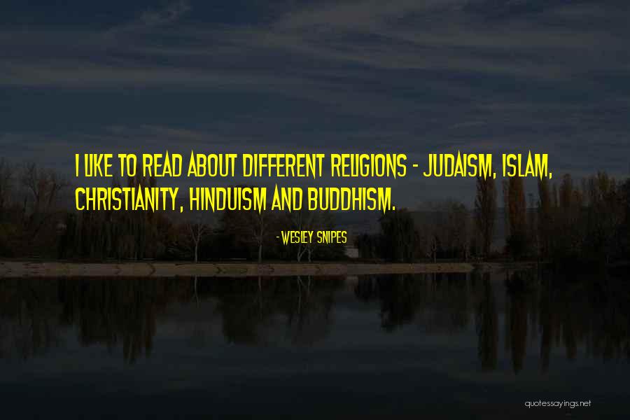 Buddhism Christianity Quotes By Wesley Snipes Buddhism Christianity Quotes By Wesley Snipes