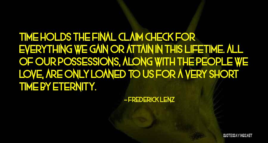 Buddhism Possessions Quotes By Frederick Lenz Buddhism Possessions Quotes By Frederick Lenz