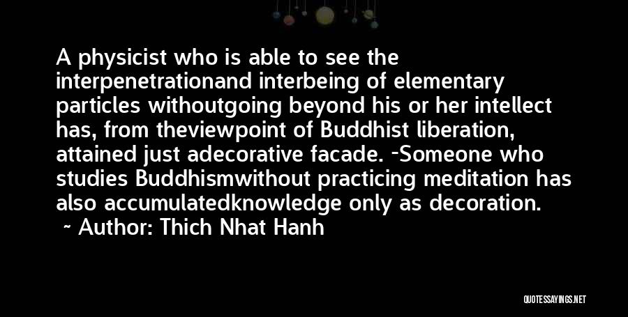 Buddhist Meditation Quotes By Thich Nhat Hanh