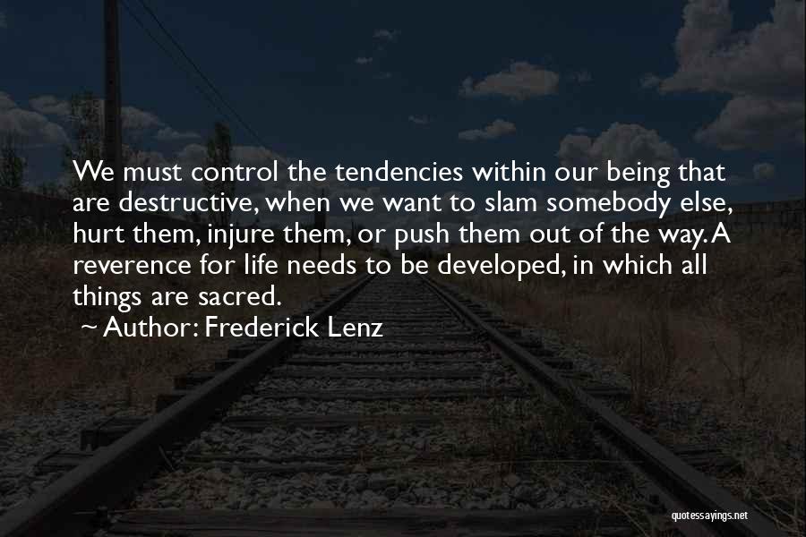 Buddhist Sacred Quotes By Frederick Lenz