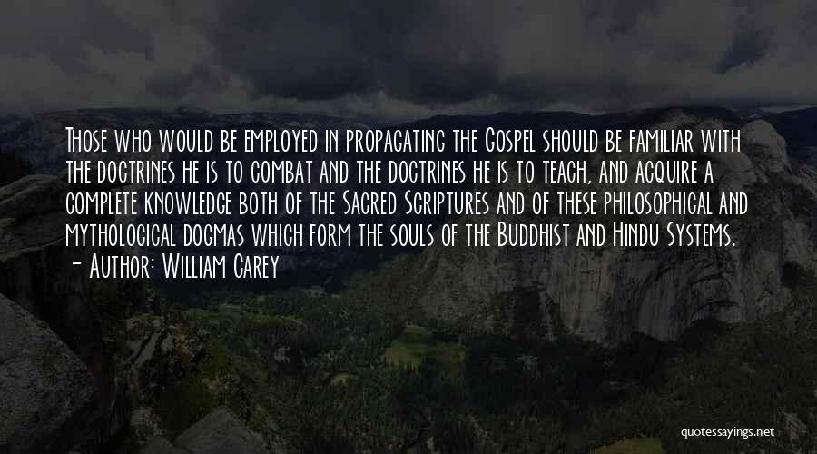 Buddhist Sacred Quotes By William Carey