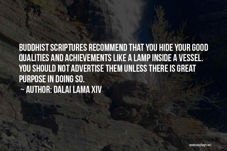 Buddhist Scriptures Quotes By Dalai Lama XIV