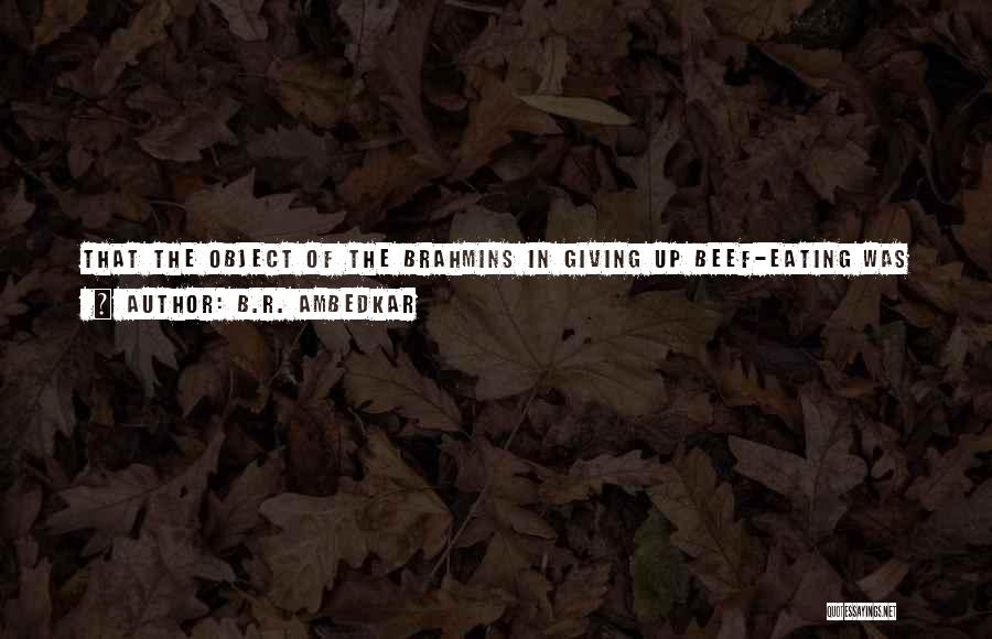 Buddhist Vegetarianism Quotes By B.R. Ambedkar