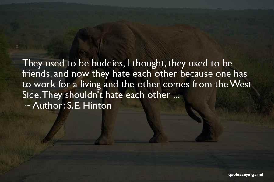 Buddies Quotes By S.E. Hinton