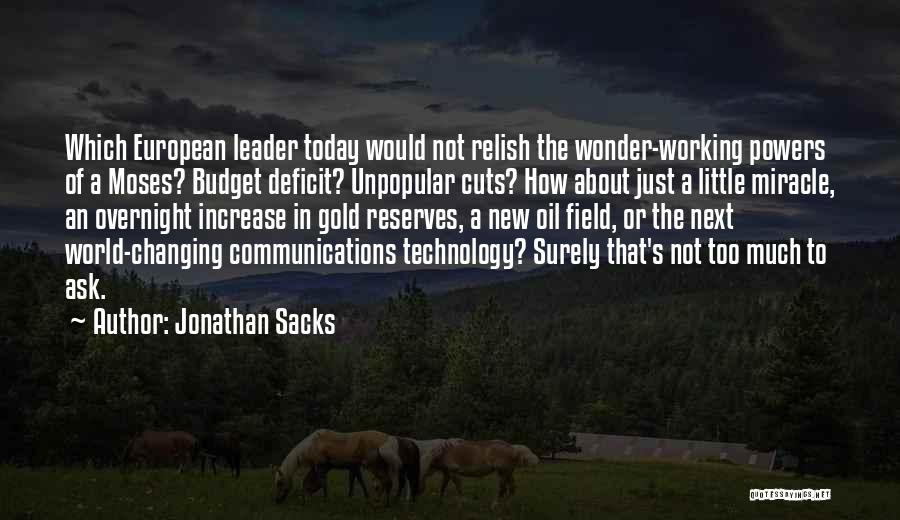 Budget Cuts Quotes By Jonathan Sacks