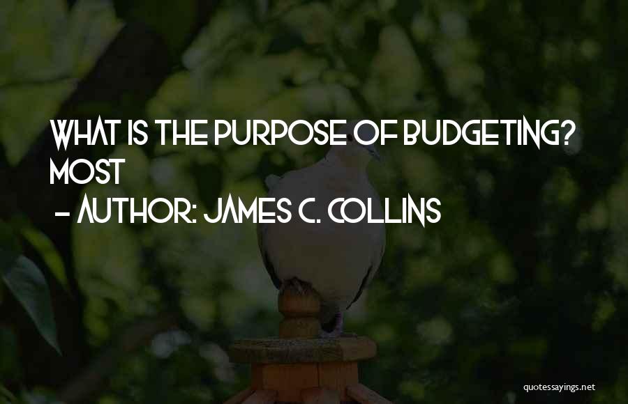 Budgeting Quotes By James C. Collins