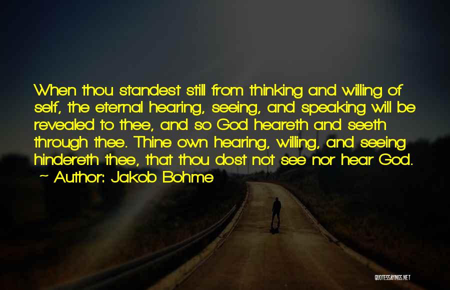 Buduofu Quotes By Jakob Bohme