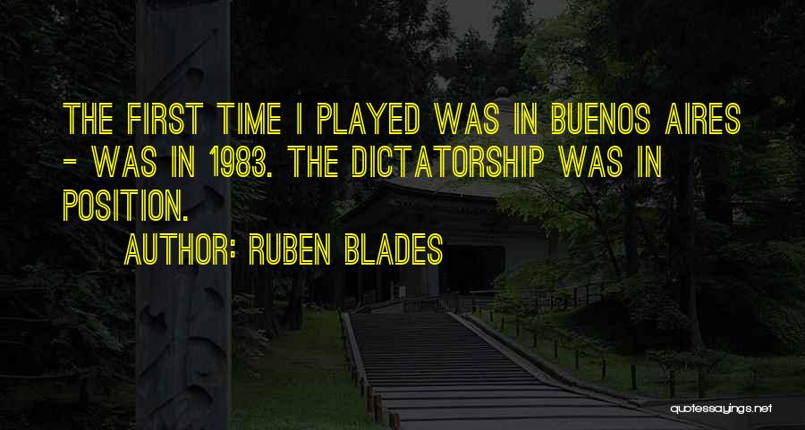 Buenos Aires Quotes By Ruben Blades