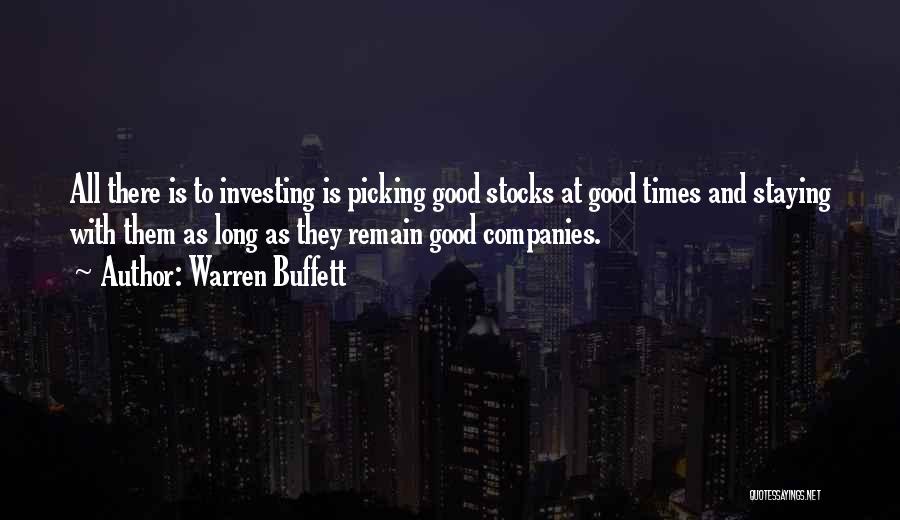 Buffett Investing Quotes By Warren Buffett