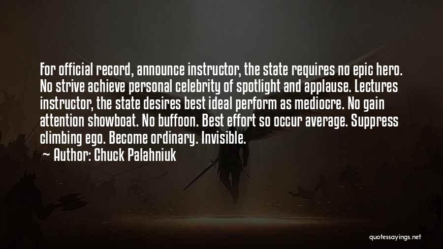 Buffoon Quotes By Chuck Palahniuk