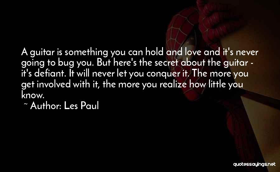 Bug Quotes By Les Paul
