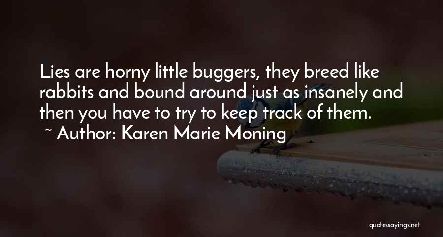 Buggers Quotes By Karen Marie Moning