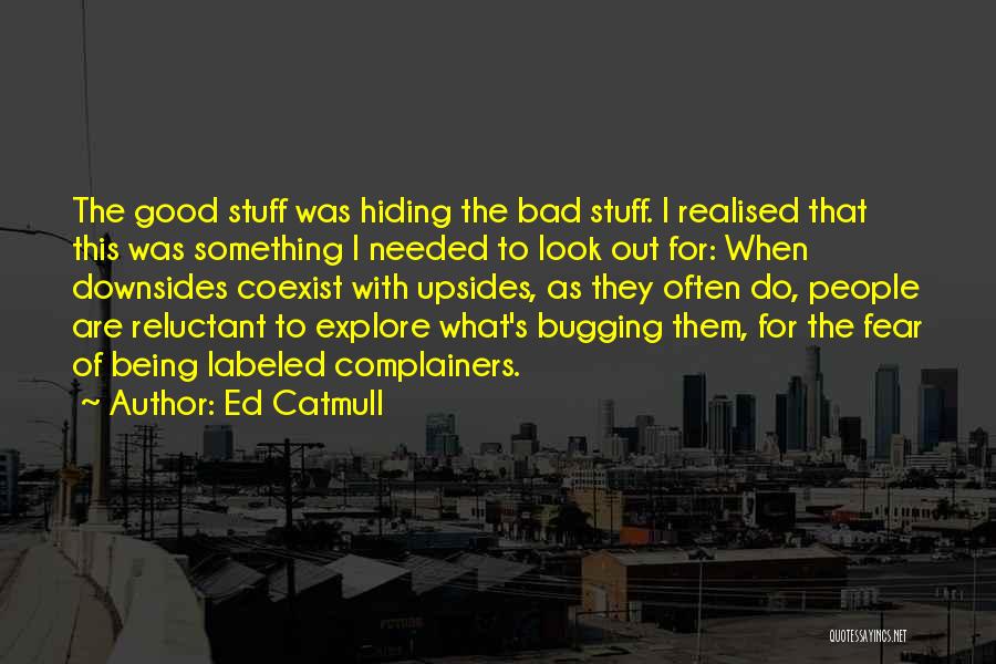 Bugging Quotes By Ed Catmull