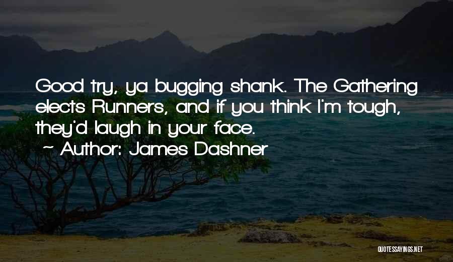 Bugging Quotes By James Dashner