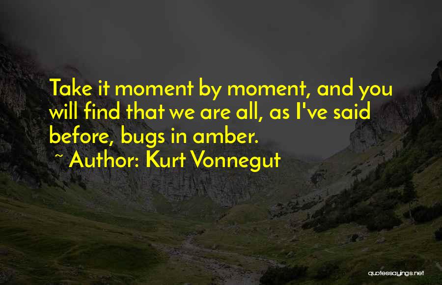 Bugs In Amber Quotes By Kurt Vonnegut