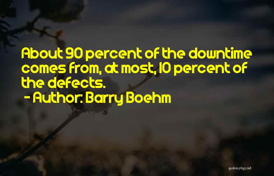 Bugs Quotes By Barry Boehm