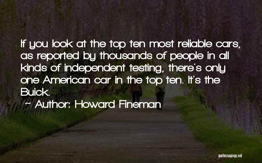 Buick Quotes By Howard Fineman