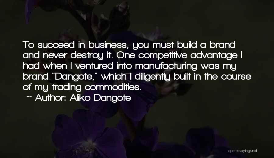 Build And Destroy Quotes By Aliko Dangote