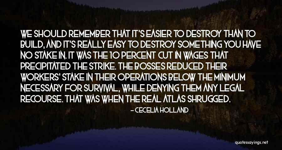 Build And Destroy Quotes By Cecelia Holland