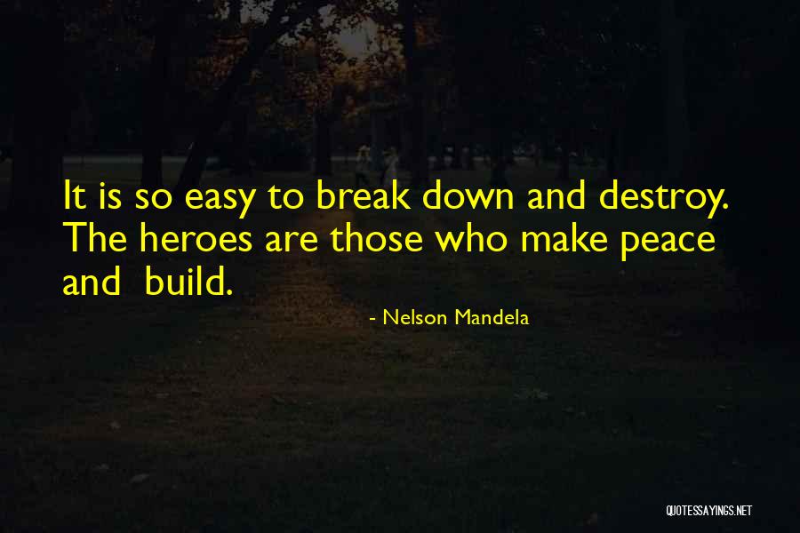 Build And Destroy Quotes By Nelson Mandela