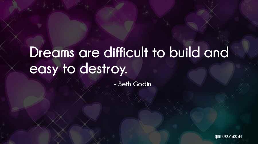 Build And Destroy Quotes By Seth Godin