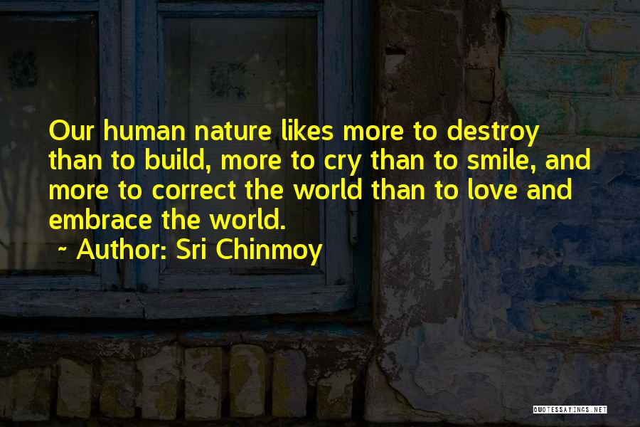 Build And Destroy Quotes By Sri Chinmoy
