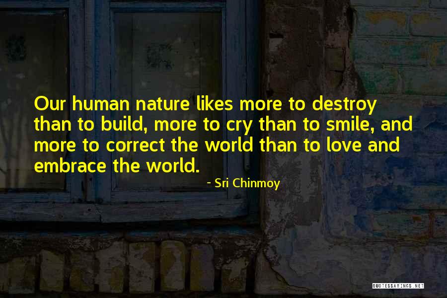 Build And Destroy Quotes By Sri Chinmoy