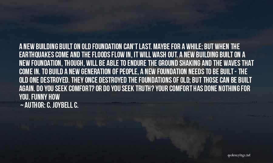 Build It And They Will Come Quotes By C. JoyBell C.