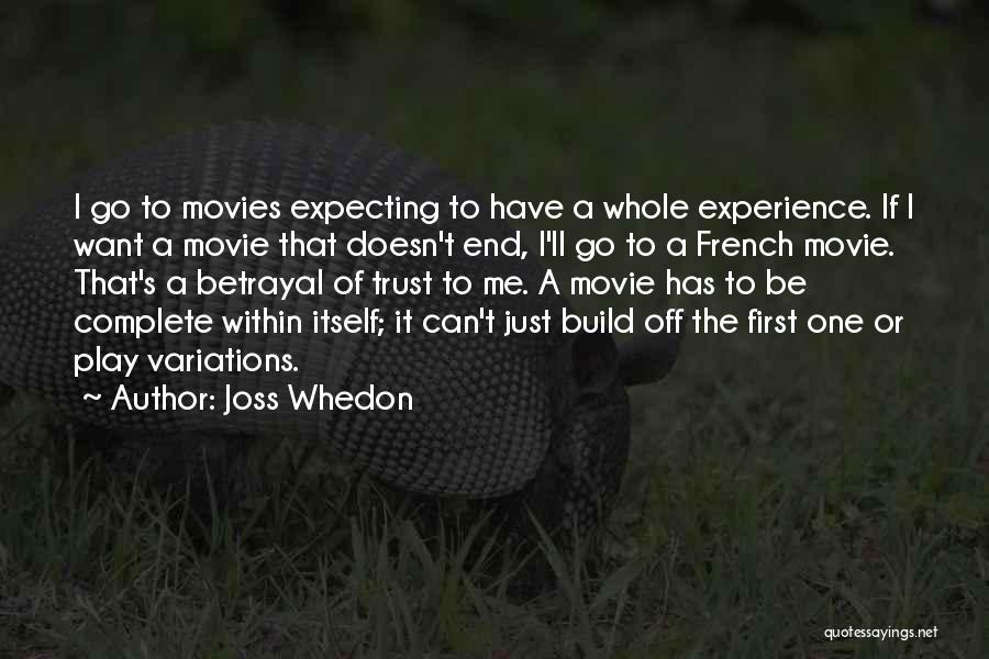 Build Up Trust Quotes By Joss Whedon