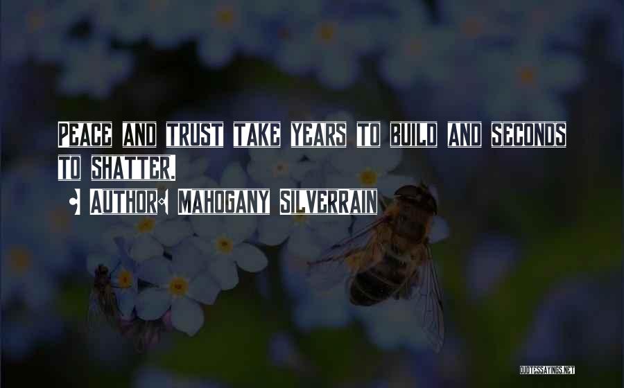 Build Up Trust Quotes By Mahogany SilverRain
