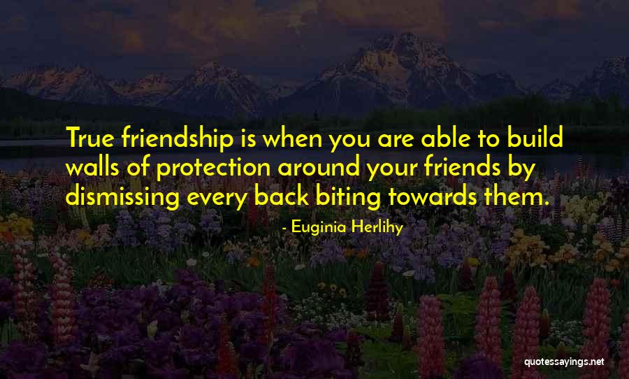 Build Walls Quotes By Euginia Herlihy Build Walls Quotes By Euginia Herlihy