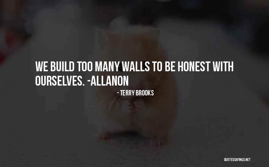 Build Walls Quotes By Terry Brooks Build Walls Quotes By Terry Brooks