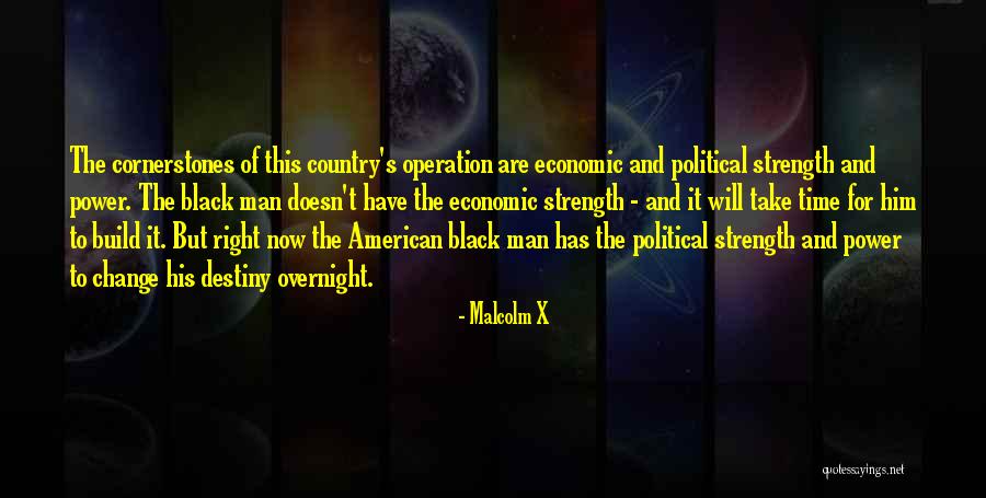 Build Your Destiny Quotes By Malcolm X