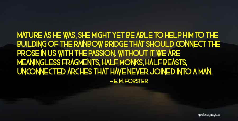 Building A Bridge Quotes By E. M. Forster Building A Bridge Quotes By E. M. Forster
