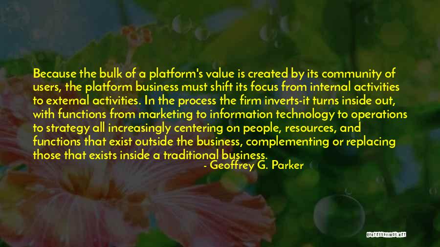 Building A Business Quotes By Geoffrey G. Parker